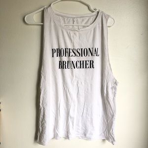 Professional bruncher cut off tank